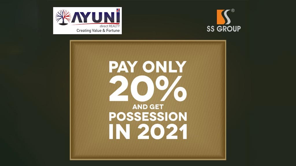 SS The Leaf Offering - Pay ONLY 20% & Get Possession In 2021 