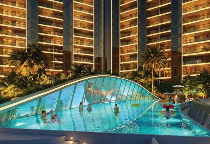 Sculpted Swimming Pool